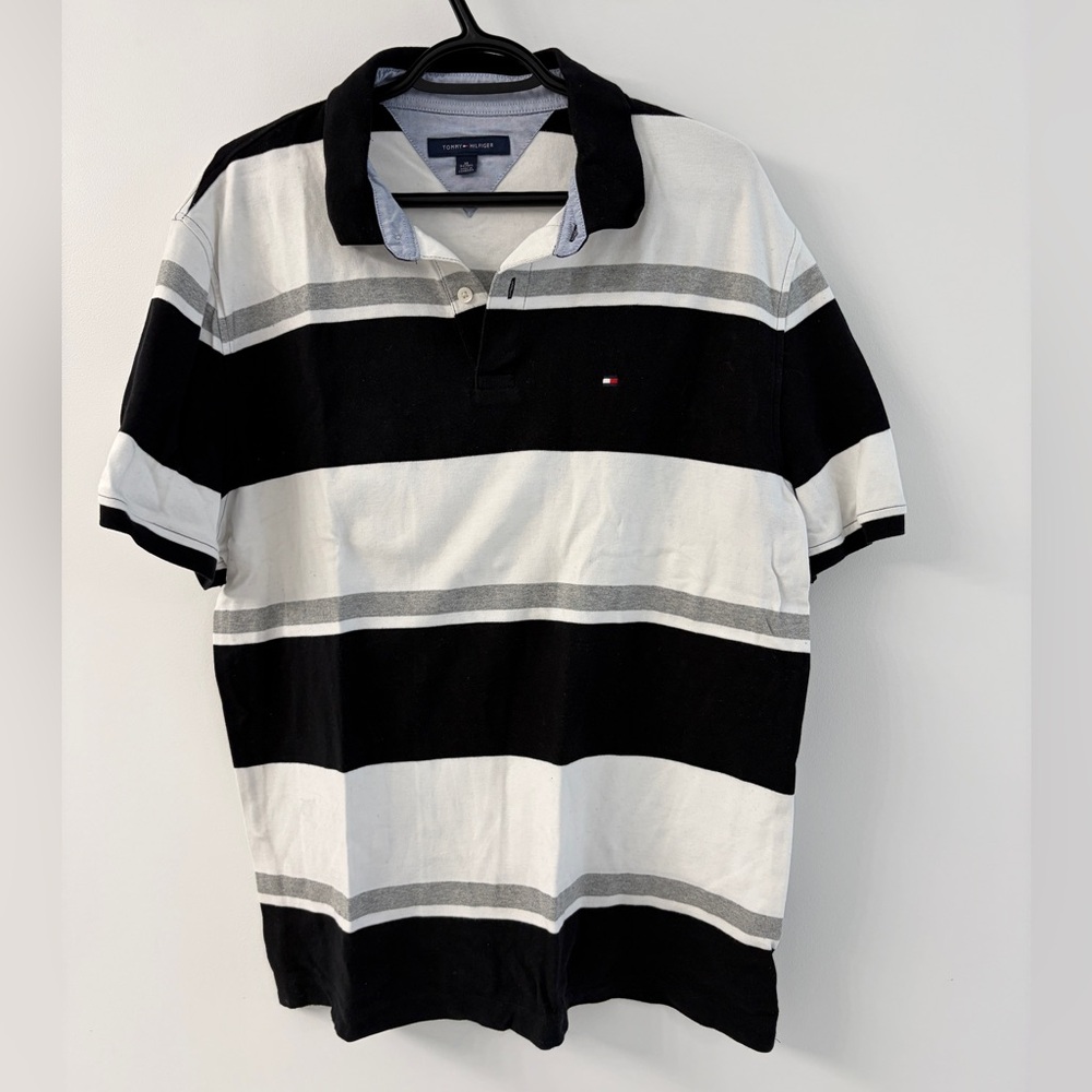 Tommy Hilfiger Stripe Polo - XL